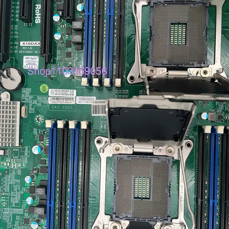 Supermicro 서버 마더보드E- LGA 2011 C612 공급 Xeon E5-2600 V3 V4 DDR4 PCI-E 3.0 X10DAX