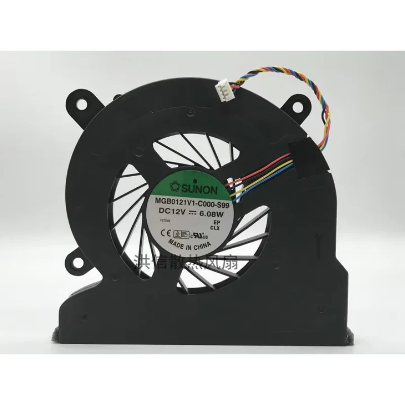 SUNON MGB0121V1-C000-S99 DC 12V 6.08W 4 선 서버 냉각팬