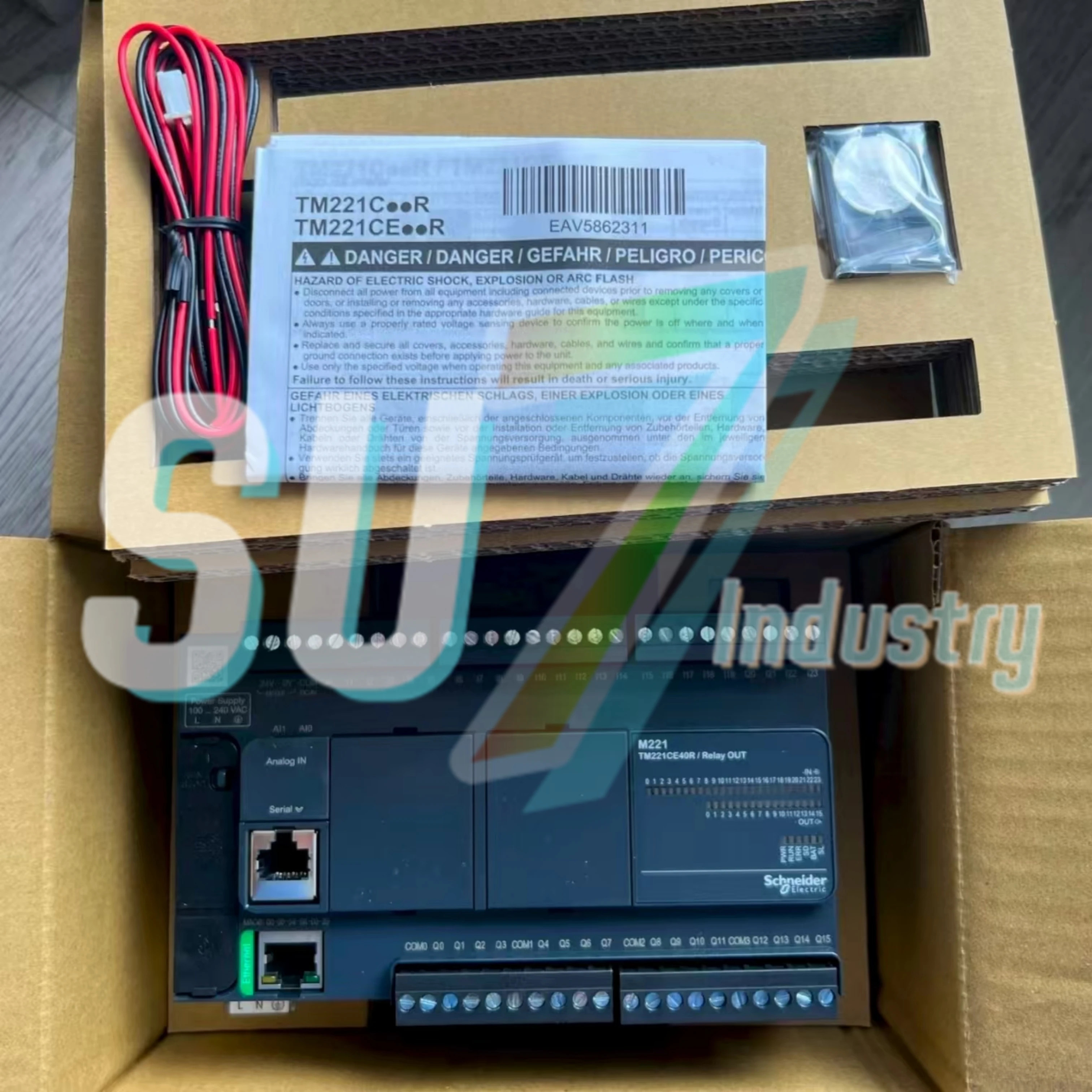 오리지널 plc 컨트롤러 TM221CE24U TM221CE40R TM221CE40T TM221CE40U TM221M16R