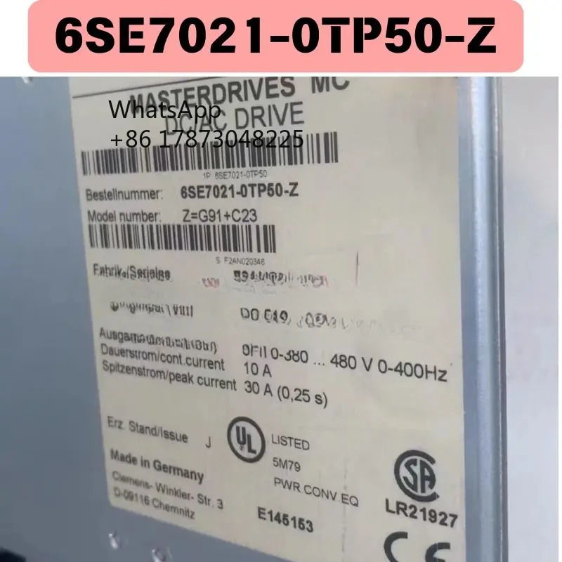 리퍼 6SE7021-0TP50-Z 드라이버 기능 OK