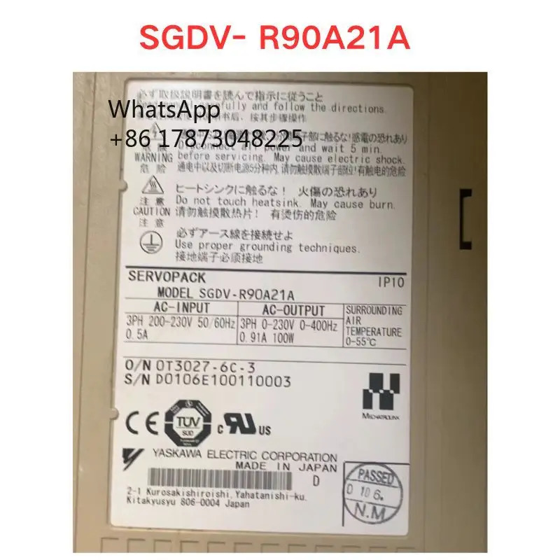 오리지널 SGDV- R90A21A 서보 드라이버