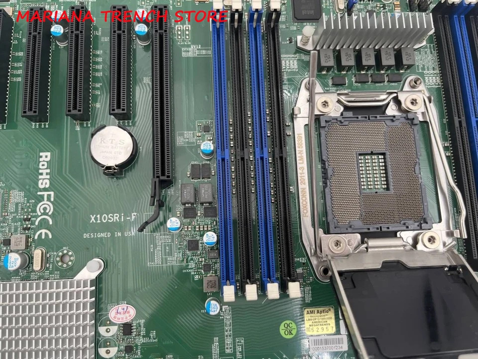 슈퍼마이크로 고성능 마더보드X10SRi-F LGA2011 E5-1600/2600 V3/V4 패밀리 DDR4 ECC i350-AM2 듀얼 포트 GbE LAN
