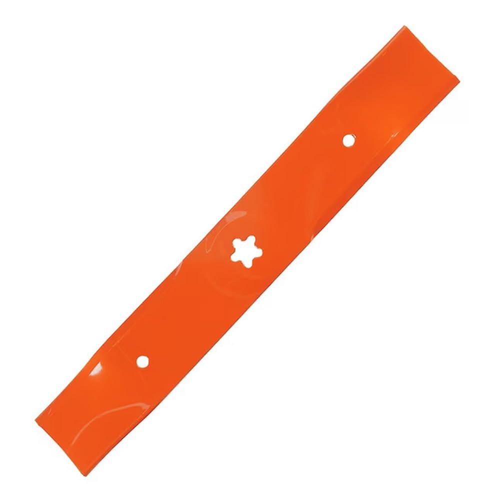 121.9cm(48인치) 멀칭 잔디 깎는 기계 블레이드, 팩 OEM Husqvarna 532-173921 교체품, 3개 부품 부품, 오렌지, 라이딩 번호 잔디깎이용 - 상세 이미지 2