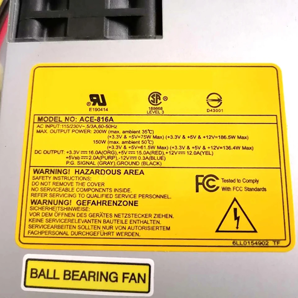 ACE-816A ACE-816A-RS 산업전원공급장치 1U 200W