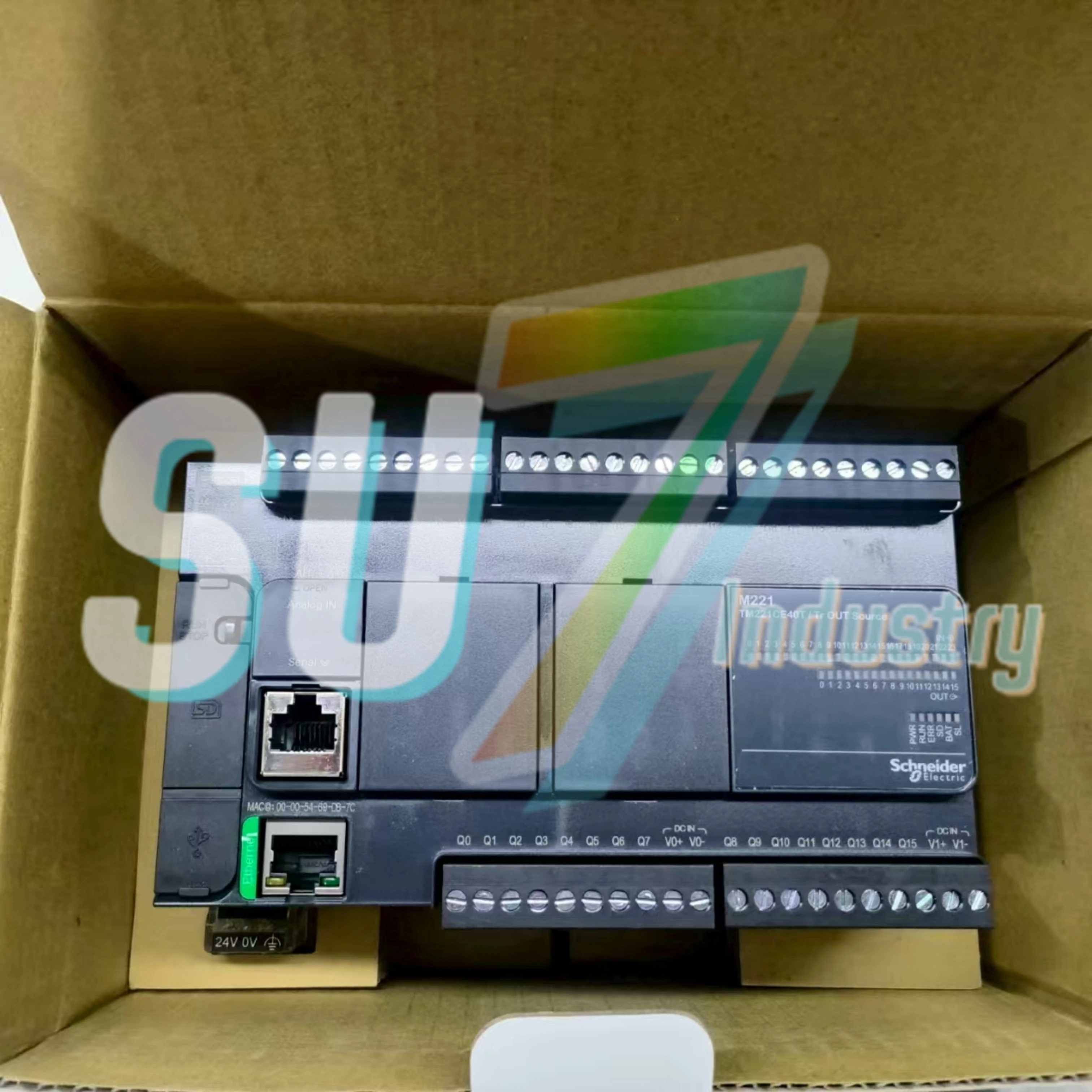 오리지널 plc 컨트롤러 TM221CE24U TM221CE40R TM221CE40T TM221CE40U TM221M16R