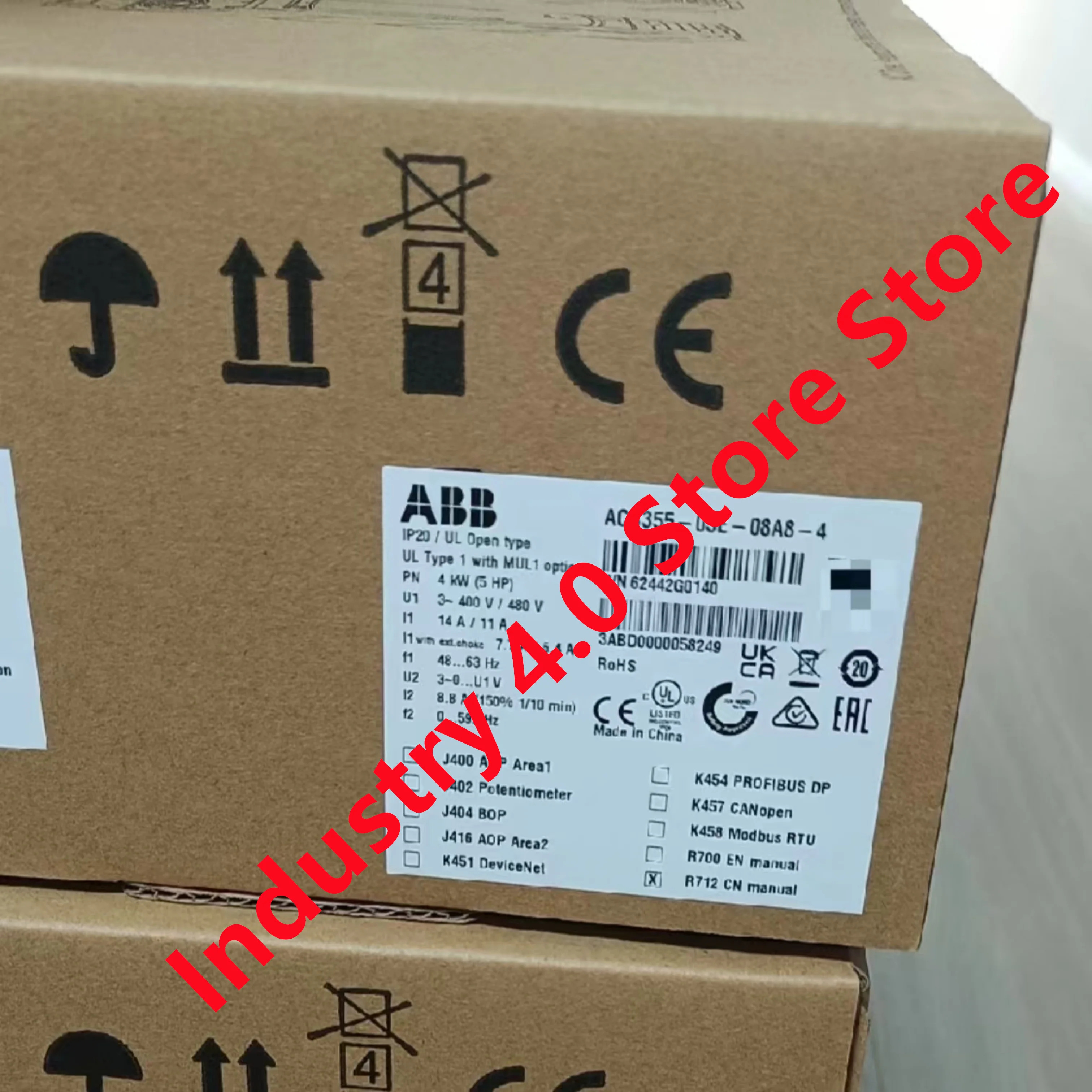 ACS355-03E-04A7-2 ACS355-03E-08A8-4 오리지널 신