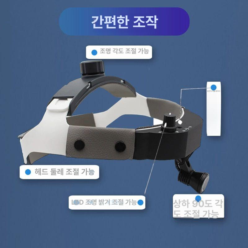 치과용 라이트 확대경 미용 헤드램프 색상 진료용 렌즈 루뻬 루빼 - 상세 이미지 3
