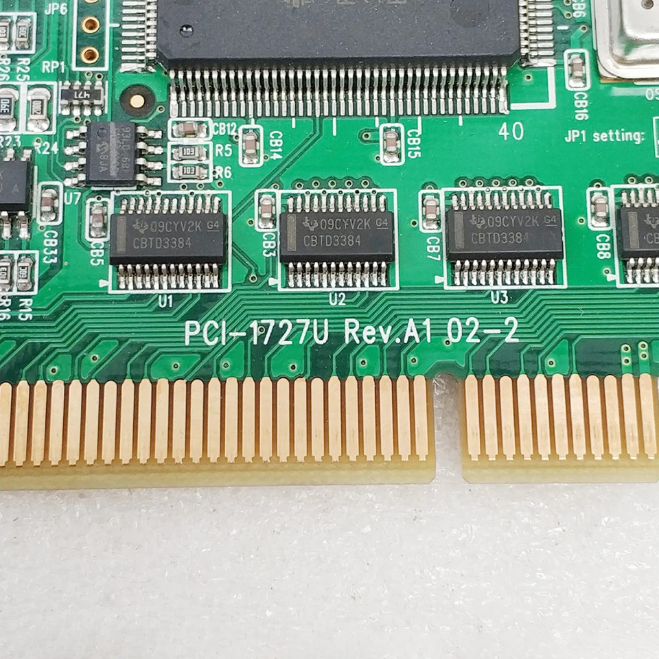 Advantech PCI-1727U Rev.A114 비트 직렬 포트 디지털 IO 카드 12 채널 아날로그 출력