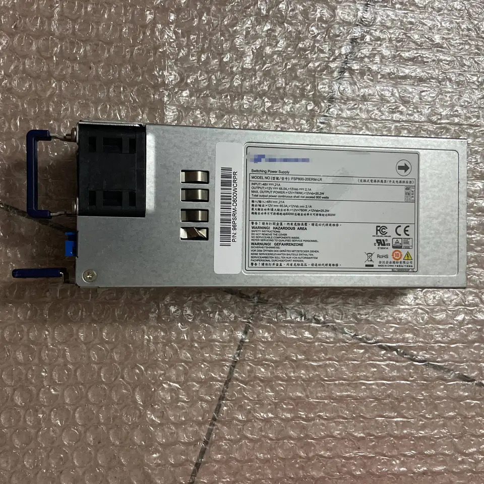 FSP800-20ERM-LR 인스퍼 NF5460M4 NF8480 M4 서버DC 전원공급장치 48V