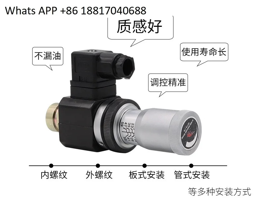 Jufeng 압력 릴레이 유압 오일 스위치 JCS-02H JCS-02N JCS-02NLJCS-02NLL