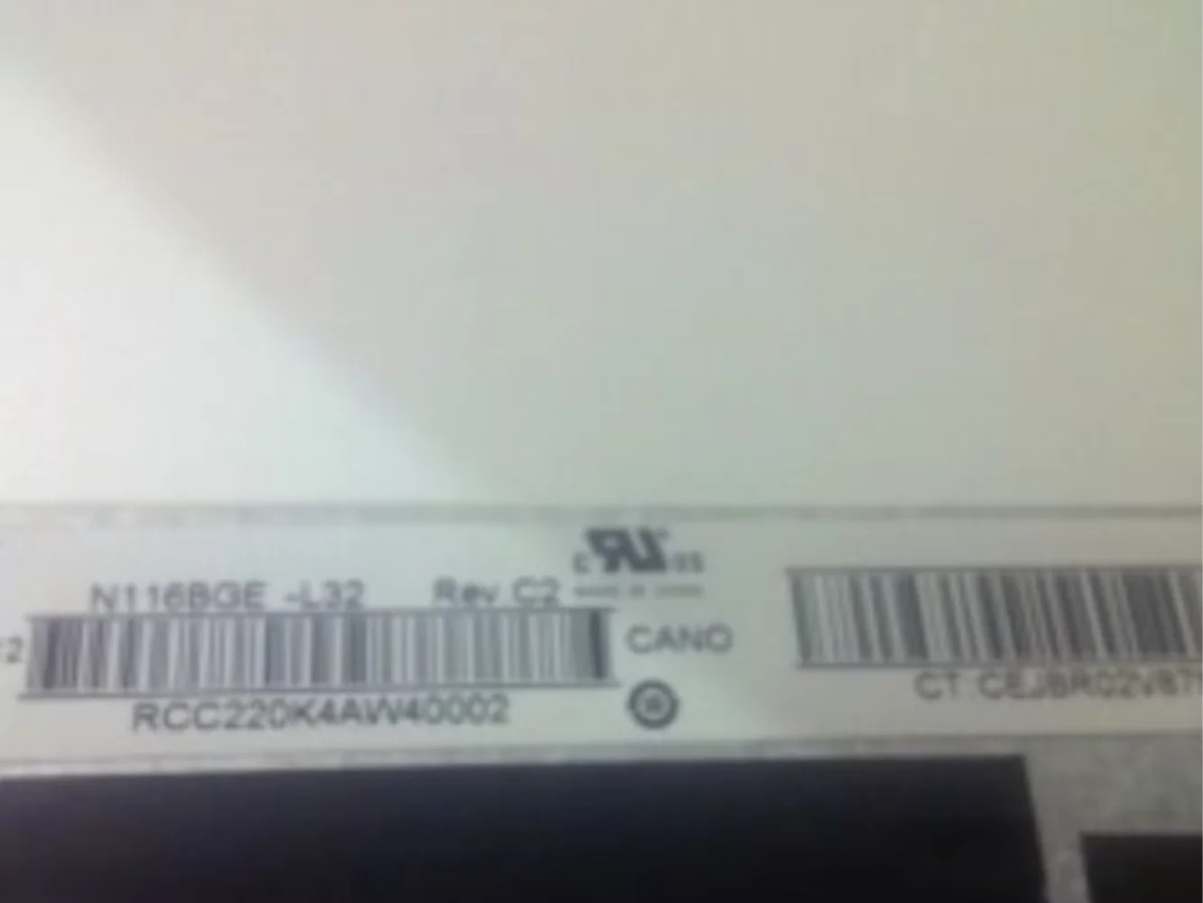 N116BGE-L32 LCD 디스플레이 화면