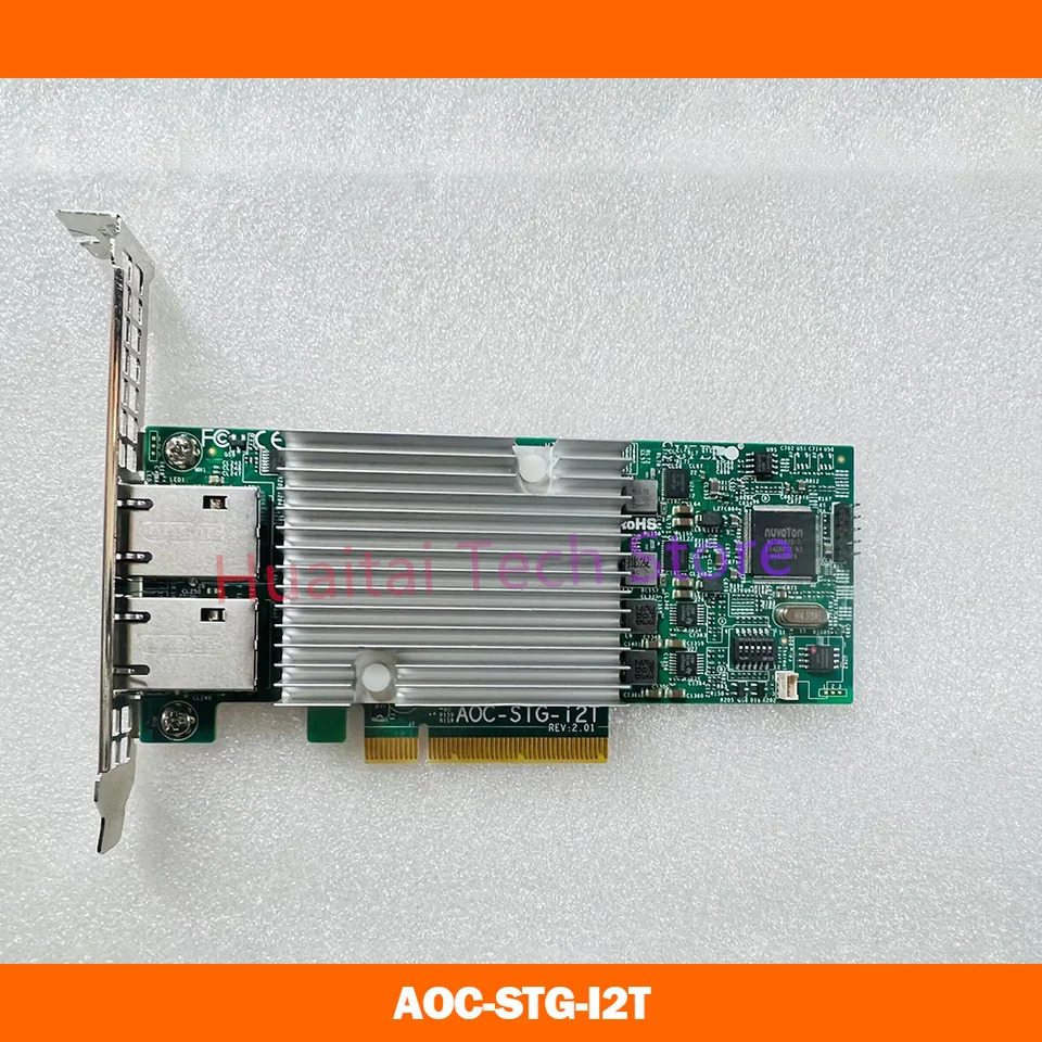 초소형 듀얼 전기 Pcie NIC X540-T2 AOC-STG-I2T기가비트