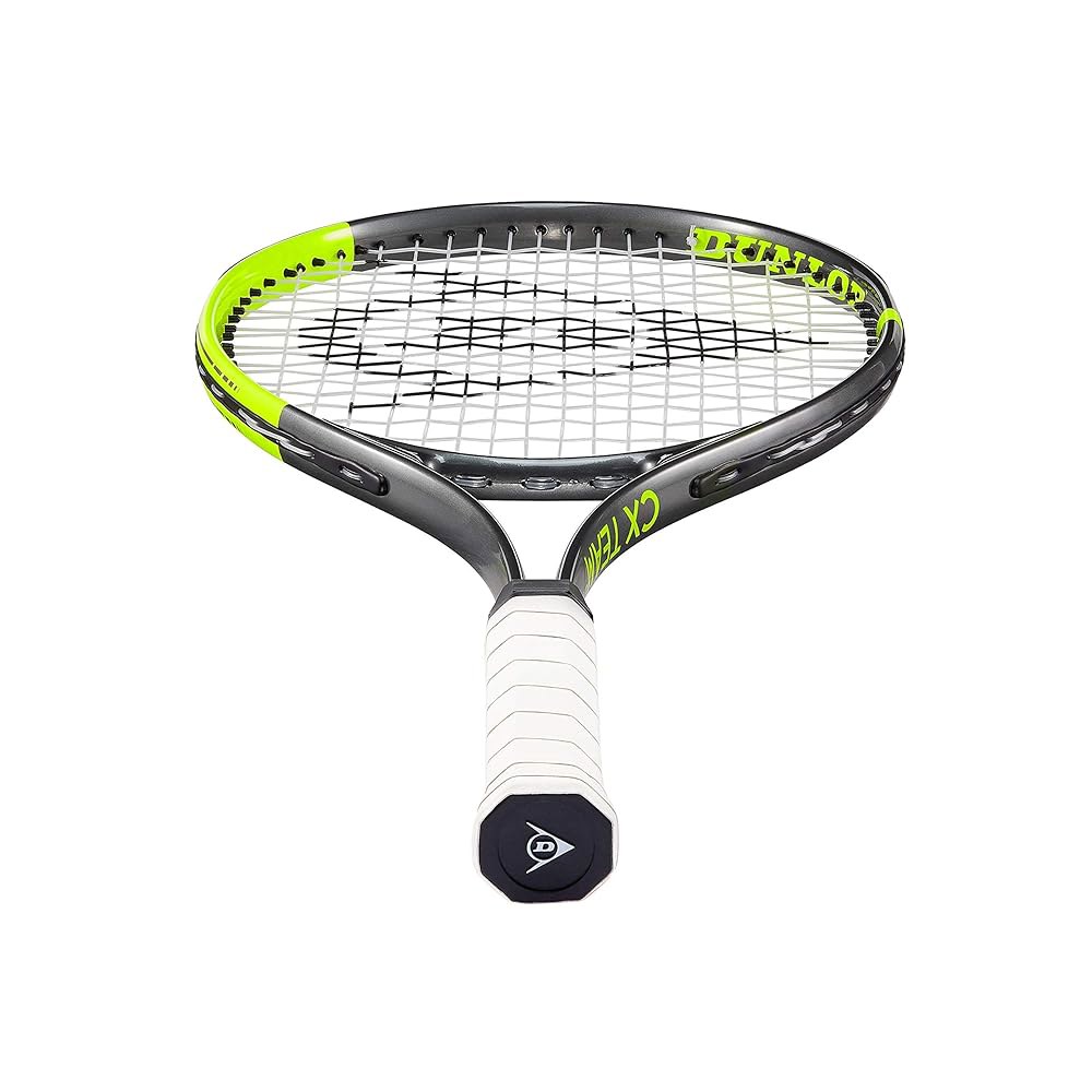 Dunlop Sports SX 27 테니스 라켓, 4-3/8인치 그립, 옐로우/그레이 사전 장착, 스트링 - 상세 이미지 3
