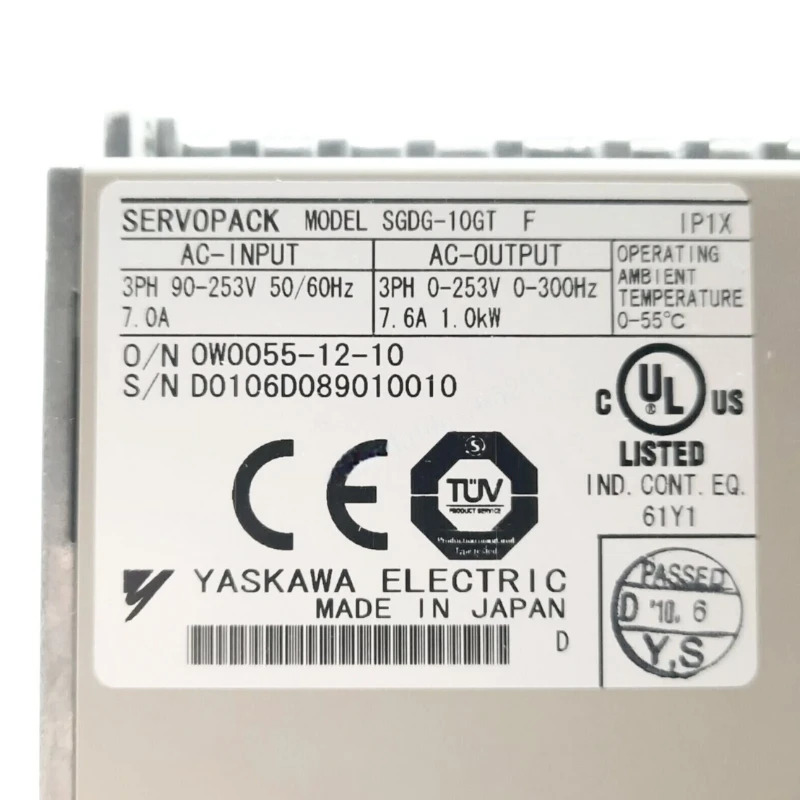 새 Yaskawa SGDG-10 서보 드라이브