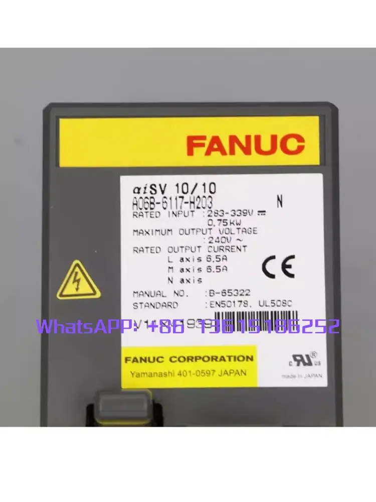 A06B-6117-H203 리퍼 드라이브 실행 기능 OK