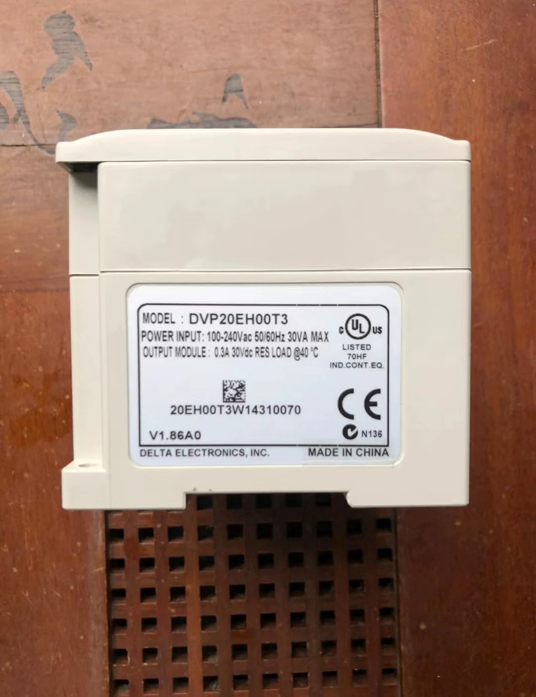 DVP20EH00T3 리퍼 PLC 기능 OK
