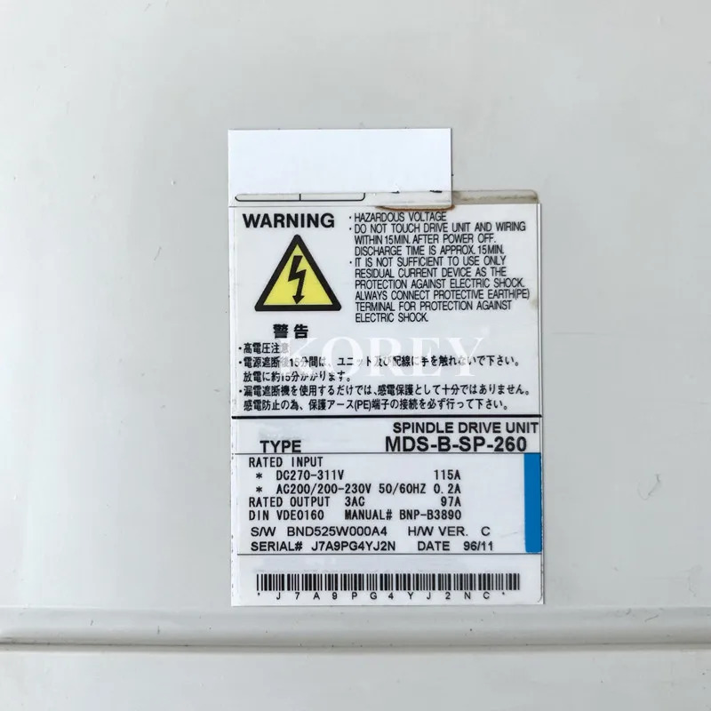서보 드라이버 MDS-B-SP-260 MDS-B-SP-370 MDS-B-SPH-37 MDSBDPJ2X-75 MDS-B-SP-220 MDS-B-SP-150 포장