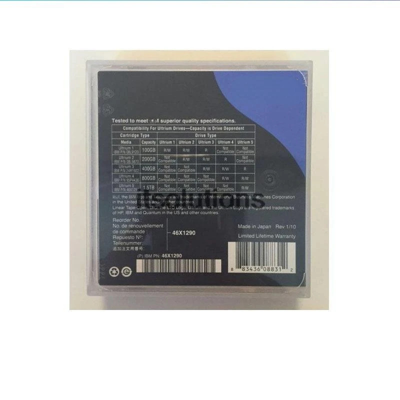 IBM LTO5 데이터 백업 테이프 Ultrium 5 46X1290 1.5TB-3.0TB