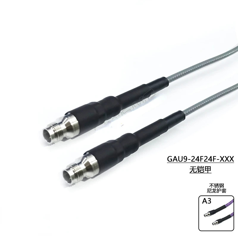 저손실 리퍼 케이블 CXN3500 50GHz 2.4mm 암-2.4mm 암 GAU9