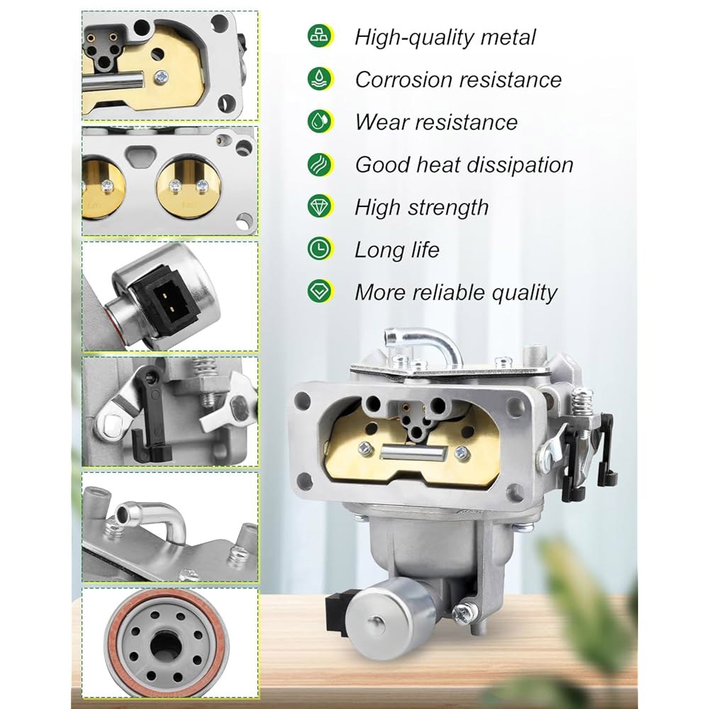 Z445 Carb 카뷰레터 키트, John Deere 가와사키 턴 25Hp FH721V 적합 적합, 잔디깎이에 엔진에 제로 - 상세 이미지 3