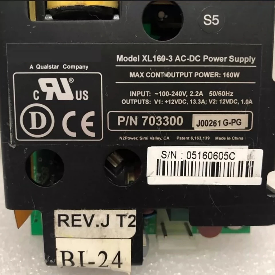 산업전원 모듈XL160-3 N2 전원 AC DC 12V13.3A 12V1.0A 160W