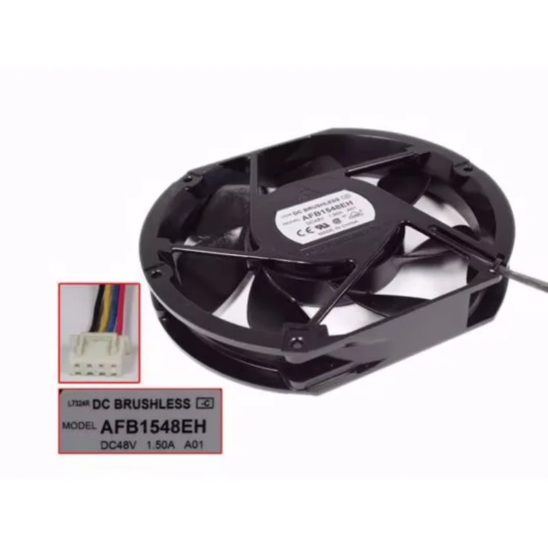 델타 전AFB1548EH A01 DC 48V 1.5A 172x150x25mm 4 와이어 서버 냉각팬