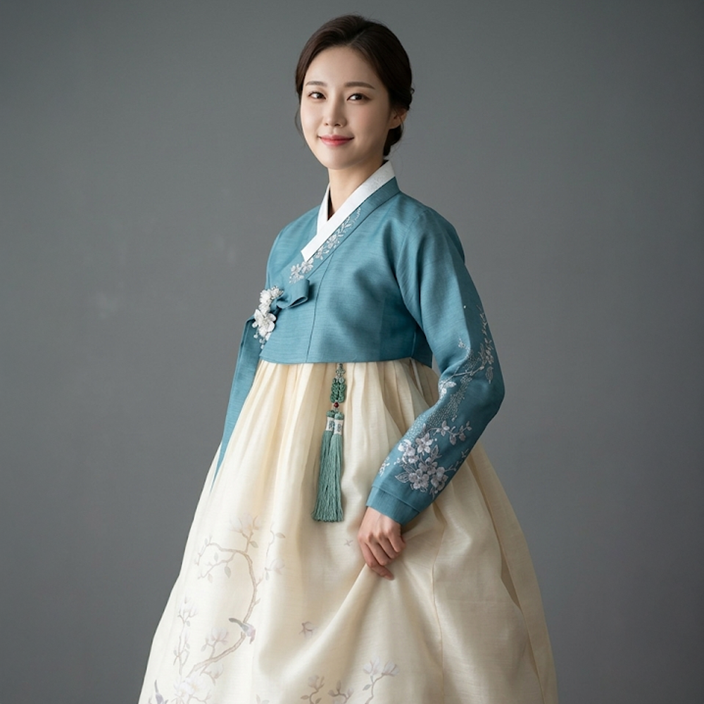 궁 한복대여 혼주 여자 서울 수원 결혼식 신랑측 피로연 하객 149번 - 상품 이미지