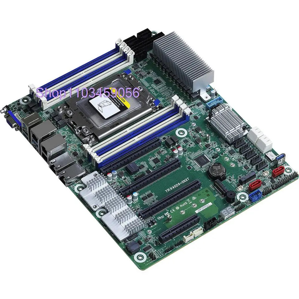 ASRock호환 데스크탑 마더보드 TRX40D8-2N2T TRX40 지지대 3970 3990X 800W