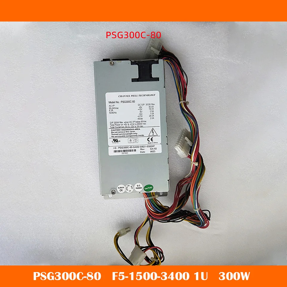 PSG300C-80 CWT PSG300C-80-GA02-W621-0300XF F5-1500-3400 1U 300W 전원공급장치 미세 작업