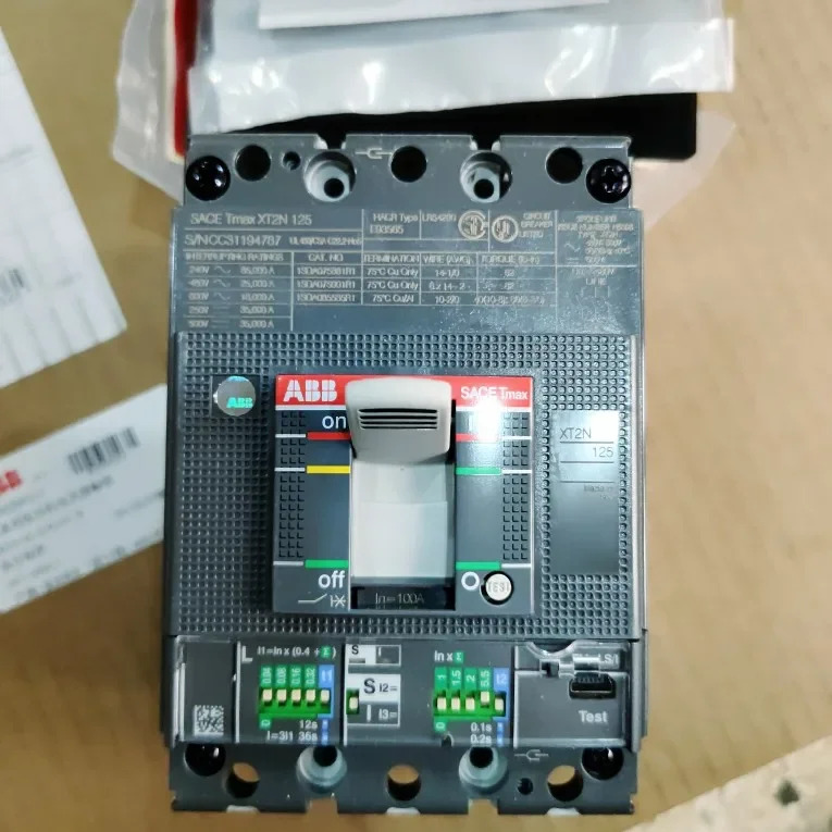ABB SACE TMAX XT2N125 100A 3P Ekip LS/I F UL/CSA