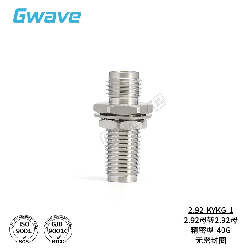 2.92mm 암-2.92mm 암 정밀 어댑터 벽 플랜지 DC-40GHz 2.92-KYKG
