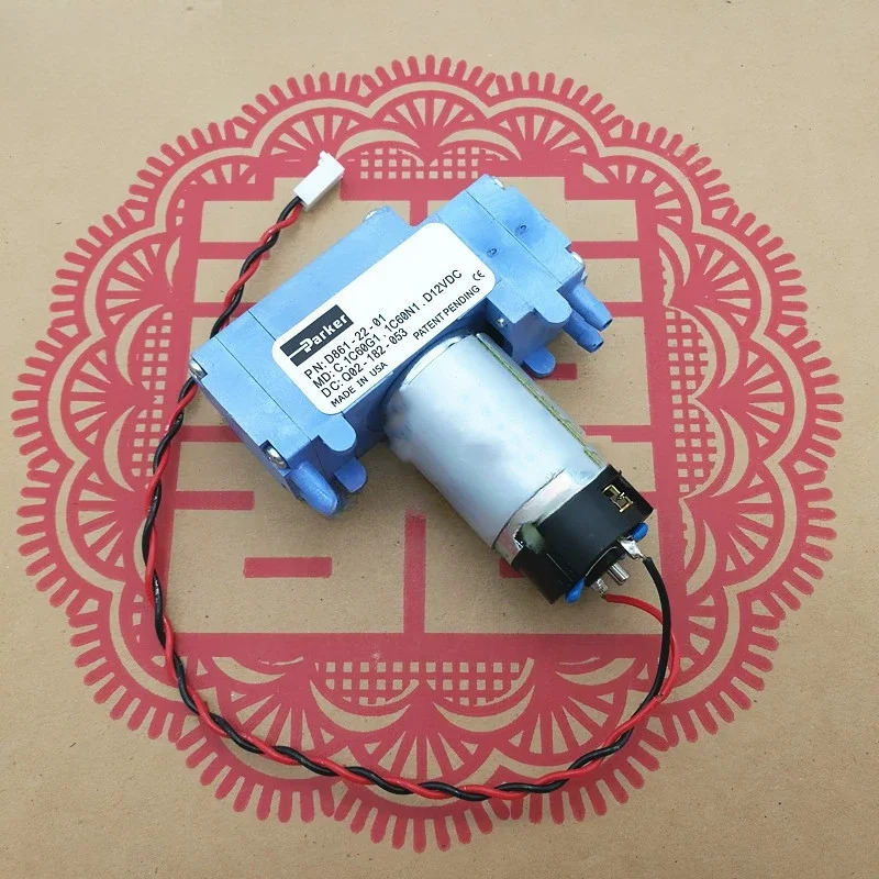 미국 파커 미니 브러시 더블 헤드 다이어프램 펌프 진공 에어 D861-22 12VDC
