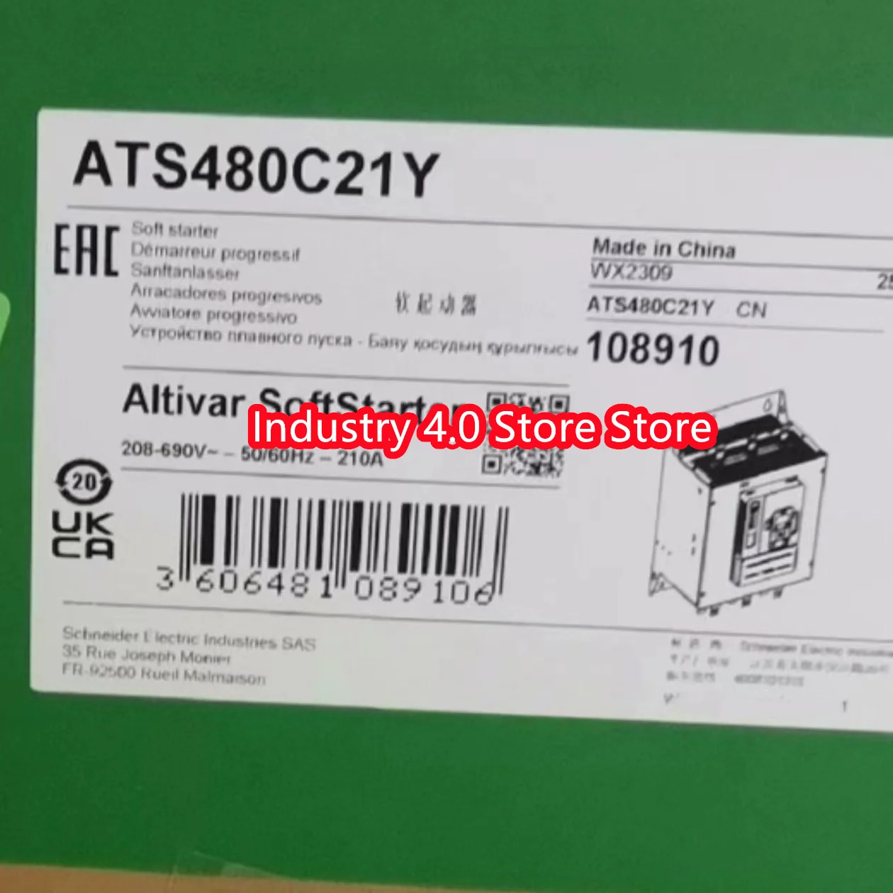 소프트 스타터 ATS480D47YATS480D62Y 신