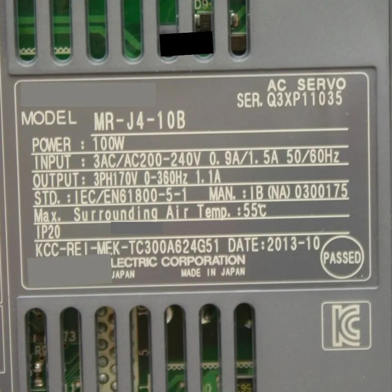 MR-J4-10B 서보 드라이브 신
