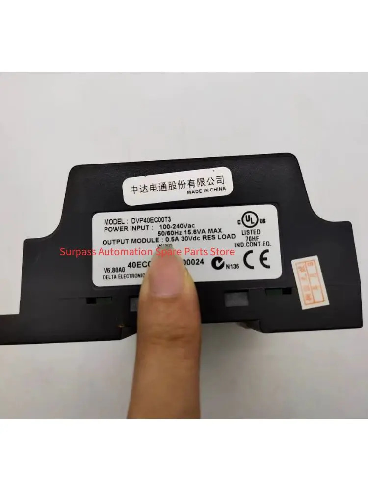 DVP40EC00T3 PLC 기능 작동 OK