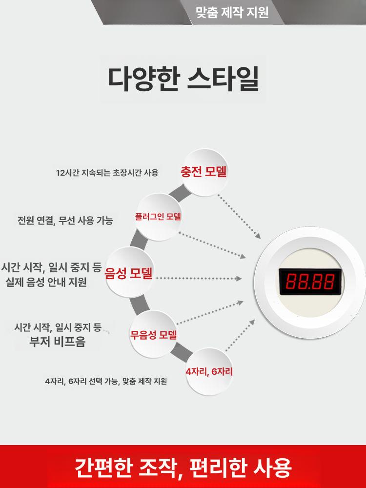 카운터 버튼 슬랩 대형타이머 경기 디지털 게임 숫자 - 상세 이미지 5