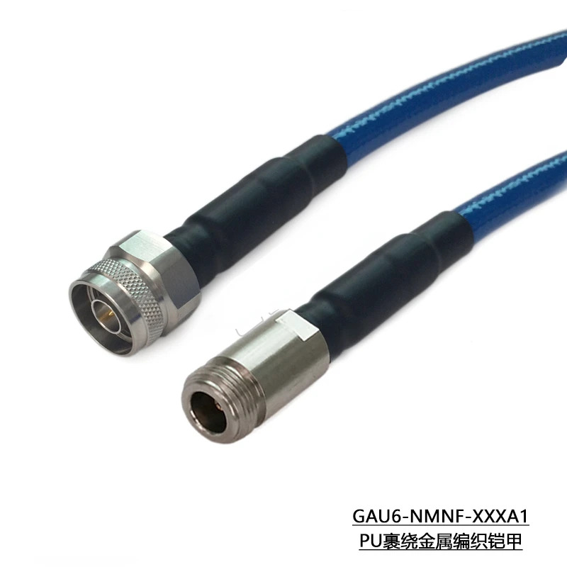N 수컷 암컷 슈퍼 플렉시블 케이블 210P DC-18GHz 장갑 GAU6