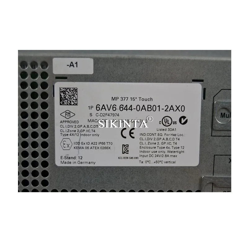 MP277 터치 패널 66644-0AB01-2AX0 스크린 완전히 리퍼