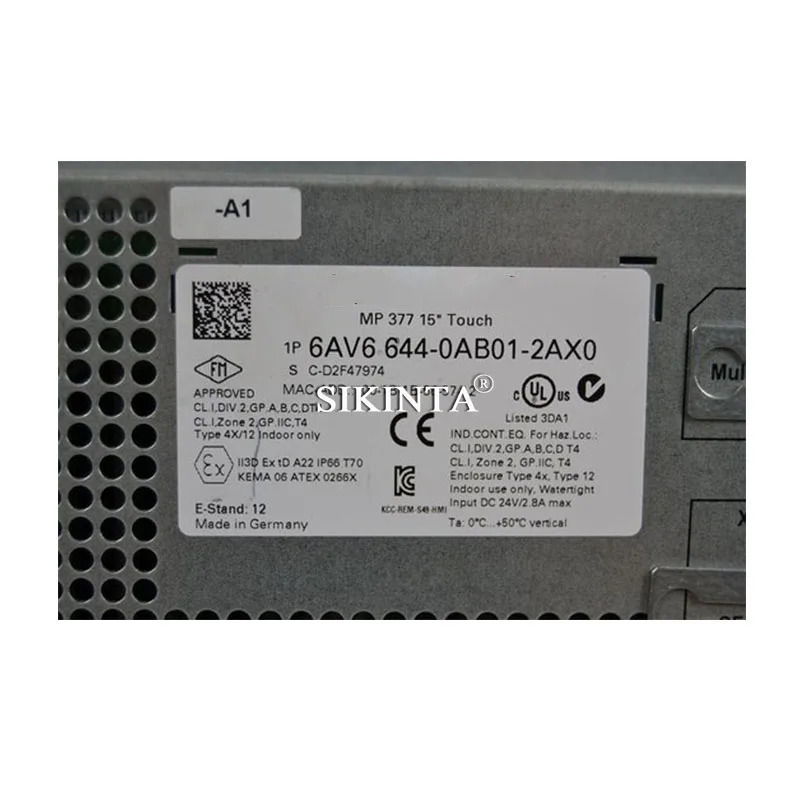 MP277 터치 패널 66644-0AB01-2AX0 스크린 완전히 리퍼