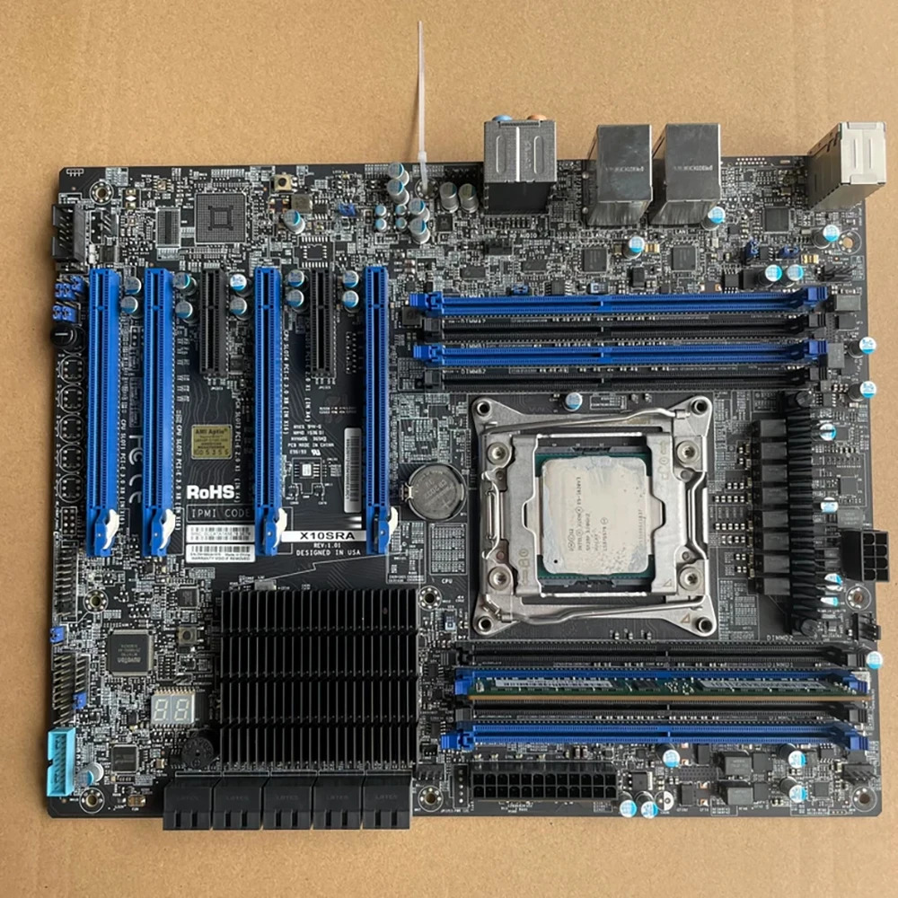 Super-micro X99 단일 채널 서버 마더보드X10SRA