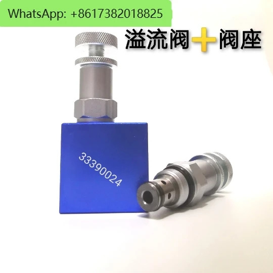 5Pcs 스레드 카트리지작동 릴리프 밸브 YF08-00 압력 조절 오일 핸들 조정 RV08 CRV02