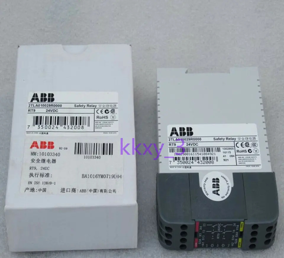 ABB 안전 릴레이 2TLA010029R0000 RT9 신