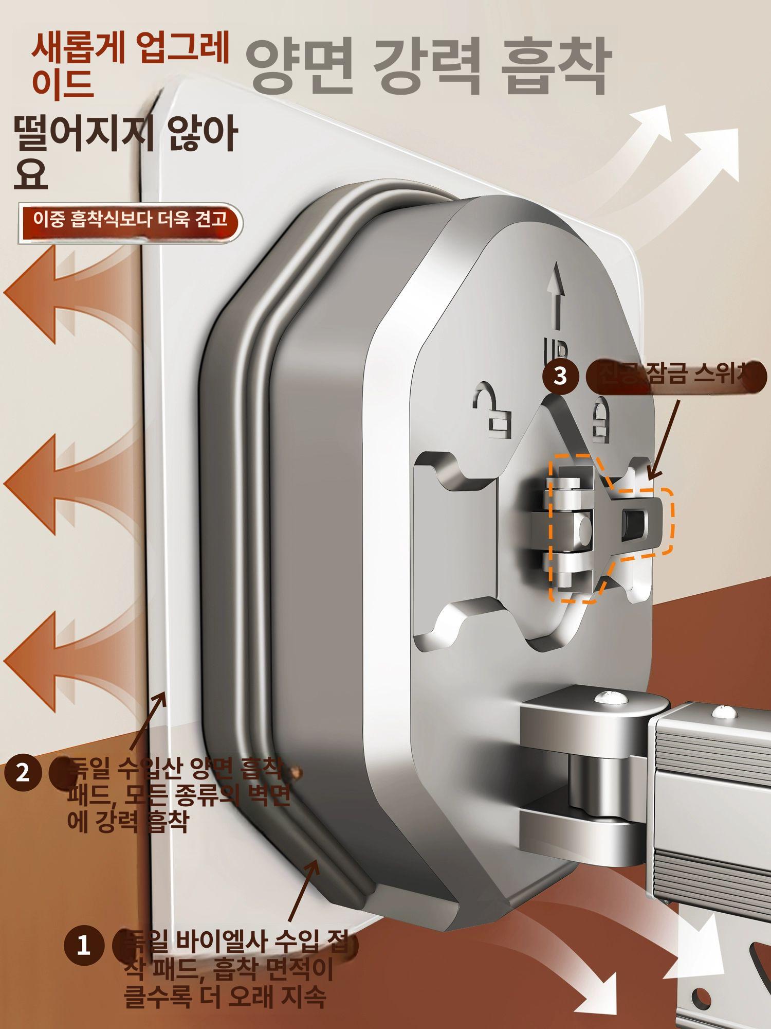 접이식 욕실커버 방수 흡착식 튀김 미끄럼 위생 방지 물 부스 가정용 덮개 막이 - 상세 이미지 2