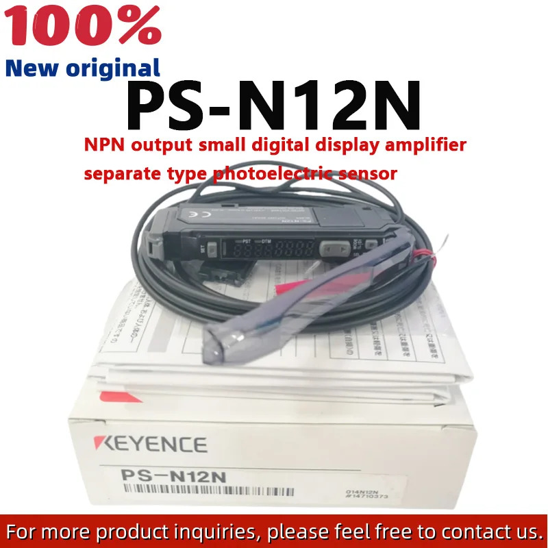 KEYENCE 오리지널 PS-N12N 초소형 증폭기 별도광전센서 NPN 출력 케이블