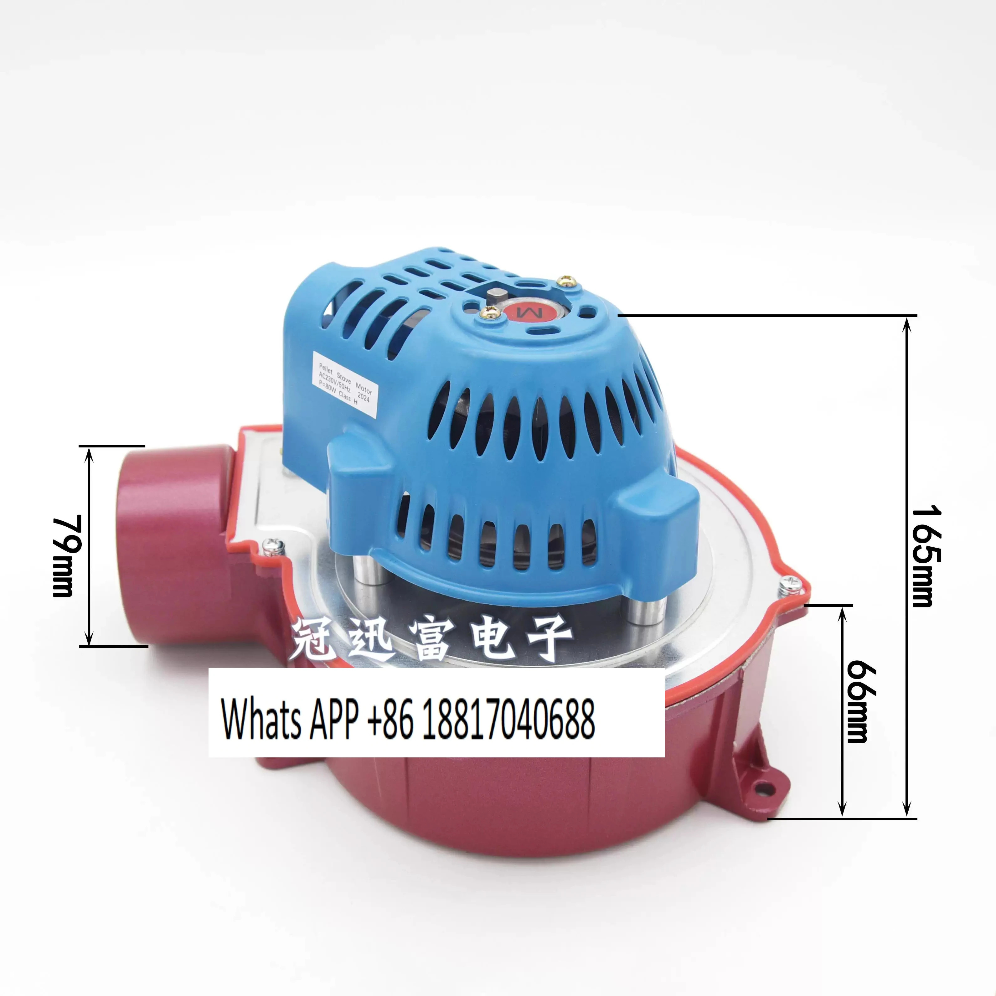 ZJMIKEMOTOR 목재 연소 펠릿로 실제가열로 80W 고온 연기 배기 팬