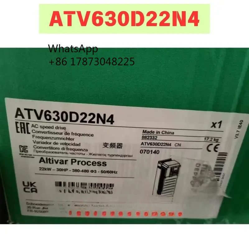 원본 리퍼 ATV630D22N4 주파수 변환기 기능 OK