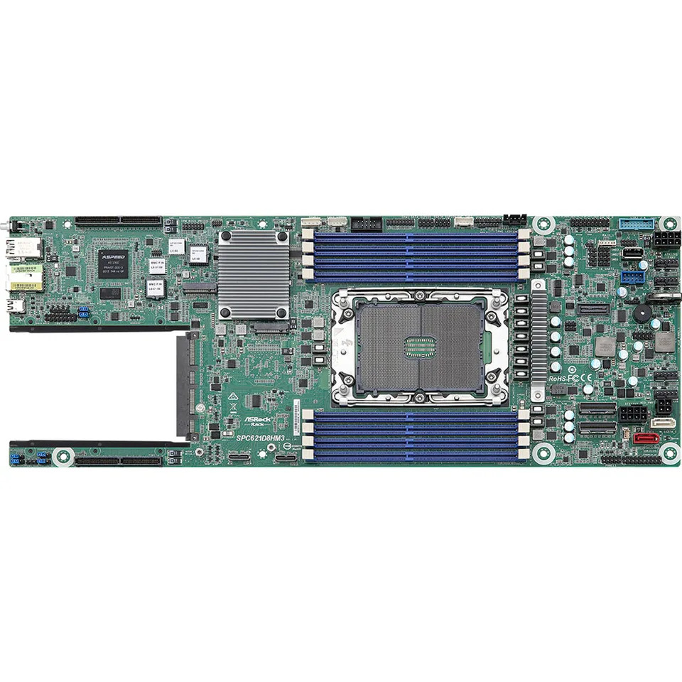 ASRock호환 SPC621D8HM3 서버 마더보드 3 세대 Xeon DDR4 지원
