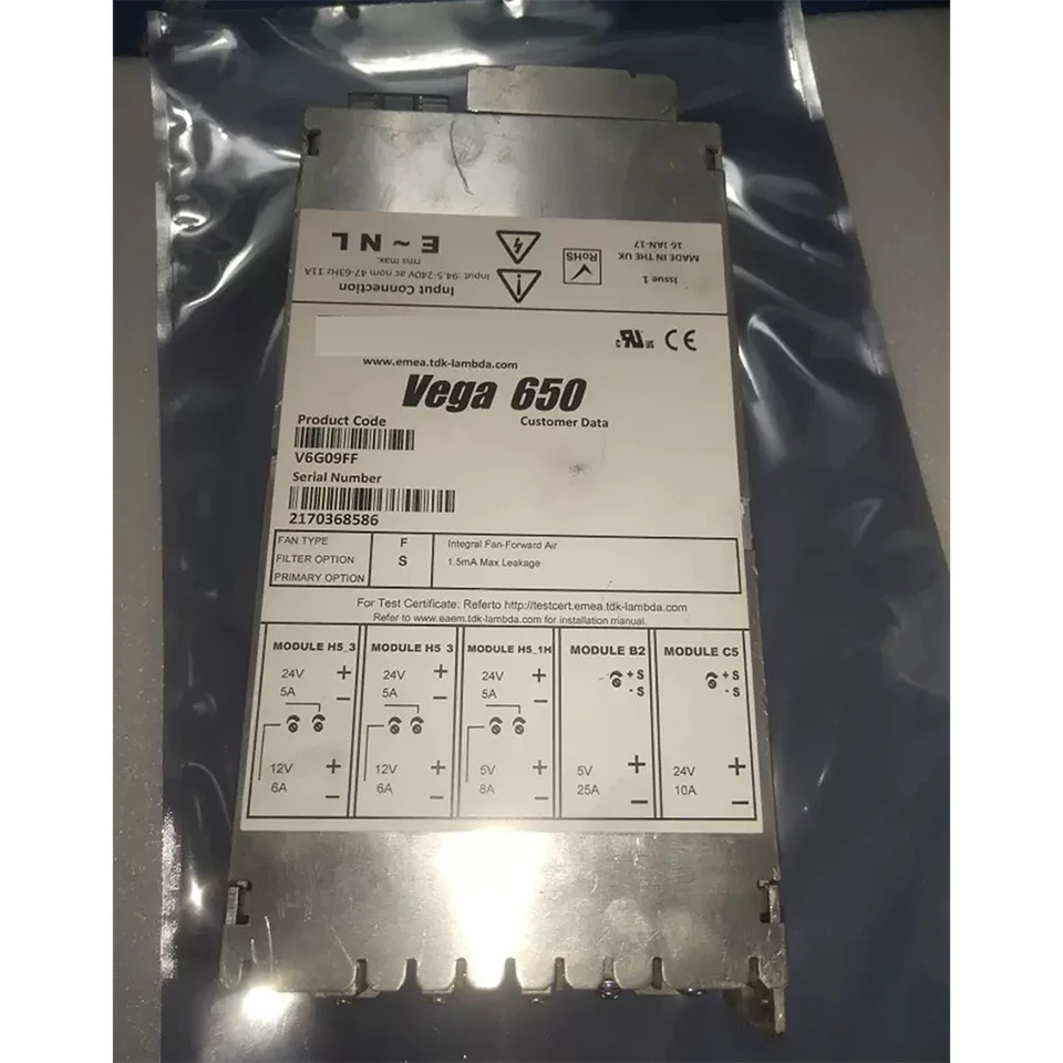 TDK-LAMBDA 스위칭 모드 전원공급장치 V6G09FF