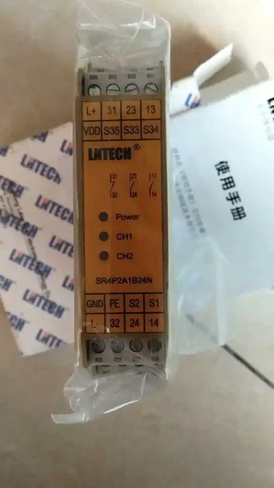 LNTECH 광케이블 안전 릴레이 SR4P2A1B24N SR4P2A1B24P 24VDC