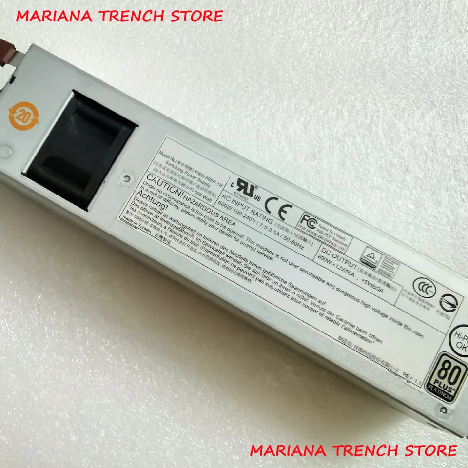 Supermicro 예비 전원공급장치PWS-606P-1R 600W 1U